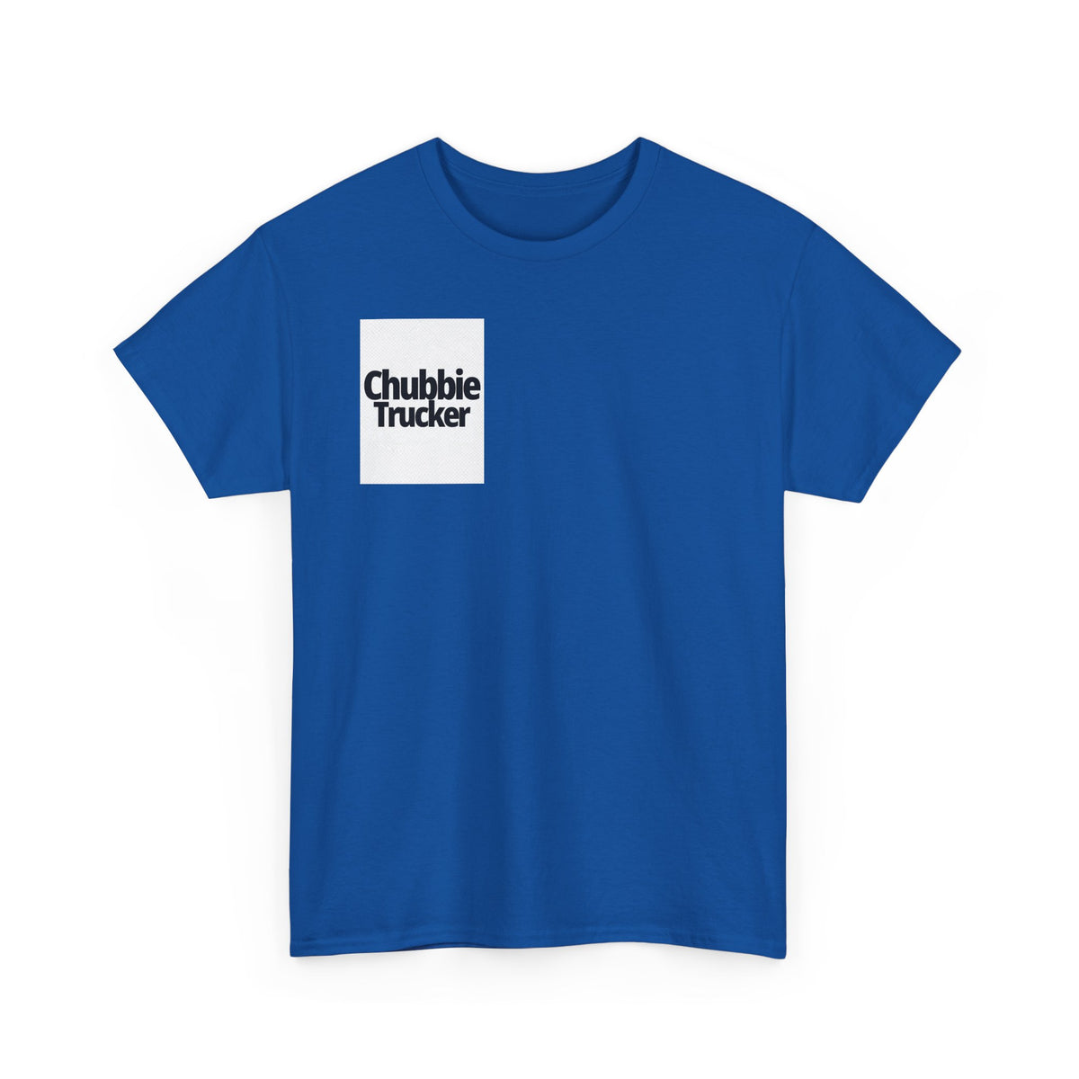 Chubbie Trucker T-Shirt — Retro Bold Logo Tee for Truckers & Fans