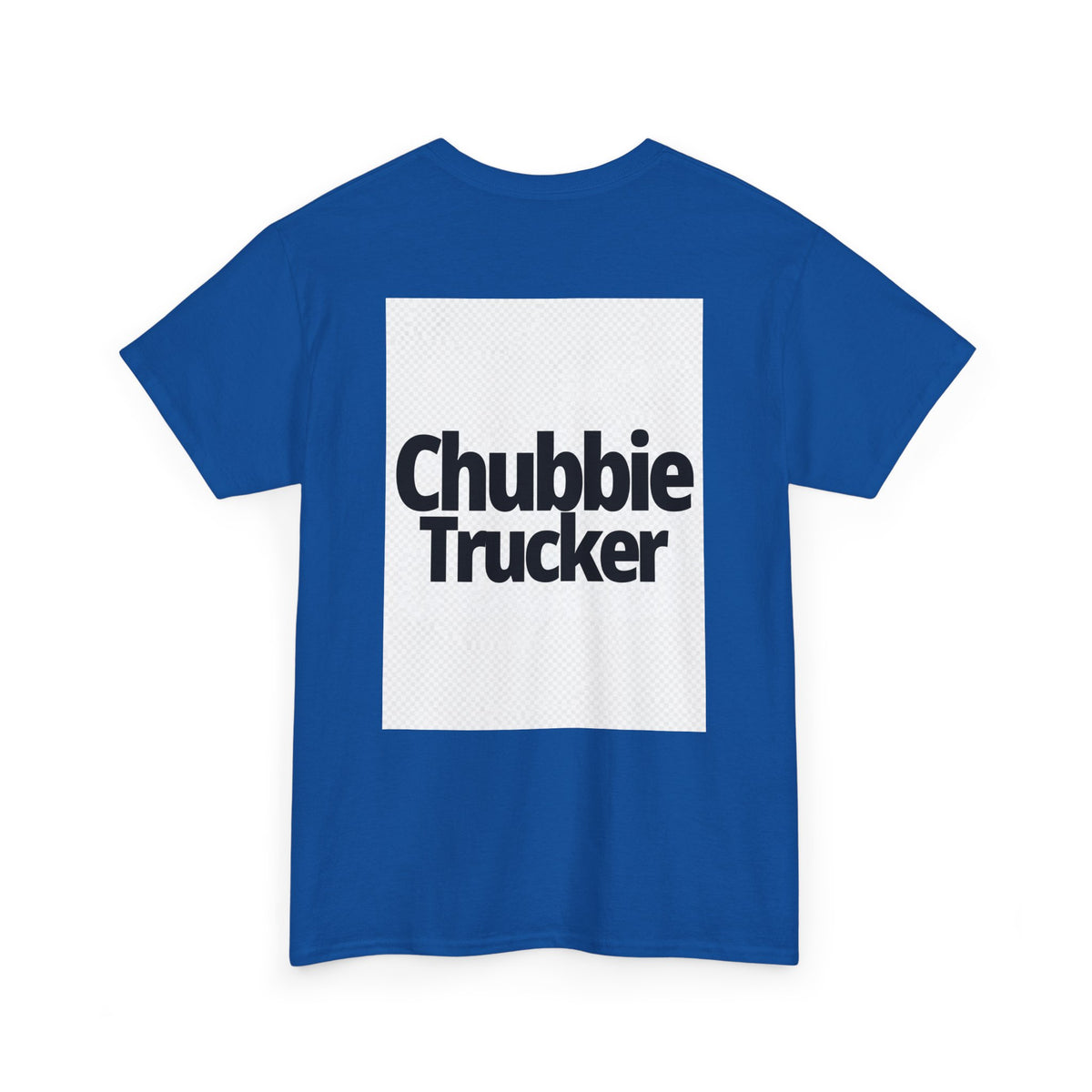 Chubbie Trucker T-Shirt — Retro Bold Logo Tee for Truckers & Fans