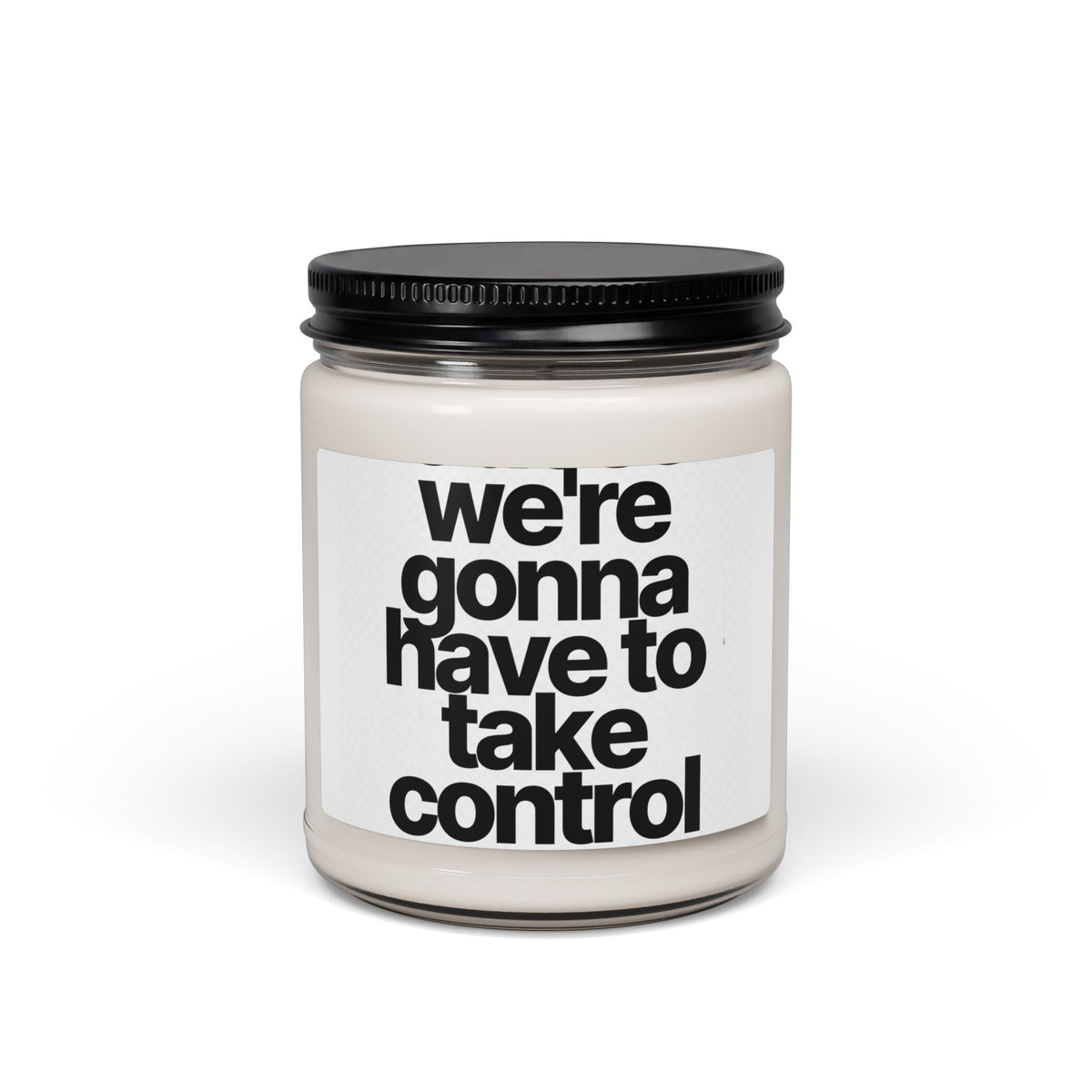 Take Control Soy Candle — 9 oz Scented Jar (we're gonna have to take control)