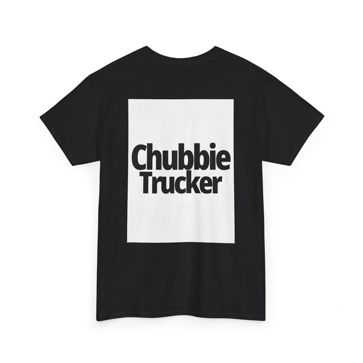 Chubbie Trucker T-Shirt — Retro Bold Logo Tee for Truckers & Fans