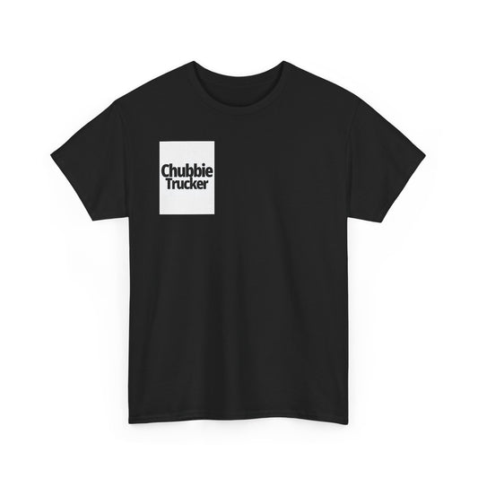 Chubbie Trucker T-Shirt — Retro Bold Logo Tee for Truckers & Fans