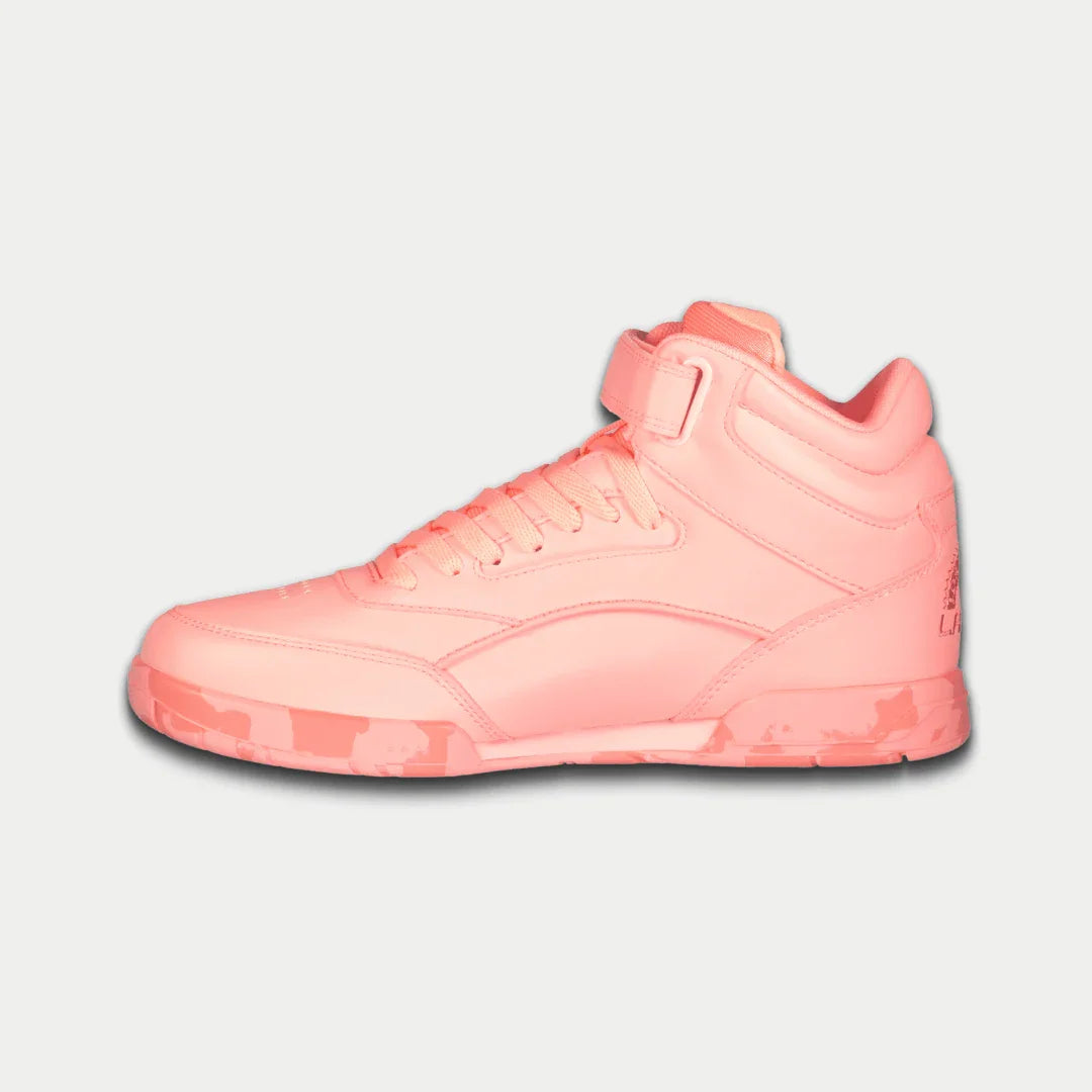 LA Gear Women's Flame Hightop | Neon Peach Glow