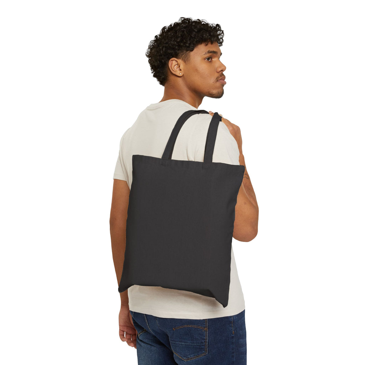Canvas Tote Bag — "Guess We’re Gonna Have To Take Control" Minimalist Statement Tote