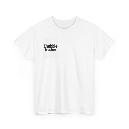 Chubbie Trucker T-Shirt — Retro Bold Logo Tee for Truckers & Fans
