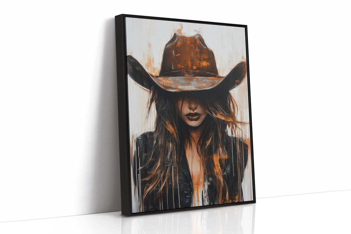 Cowgirl in Crimson – Modern Western Grit