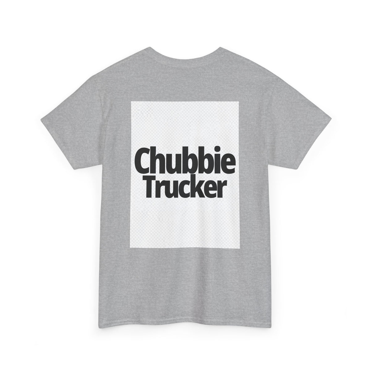 Chubbie Trucker T-Shirt — Retro Bold Logo Tee for Truckers & Fans