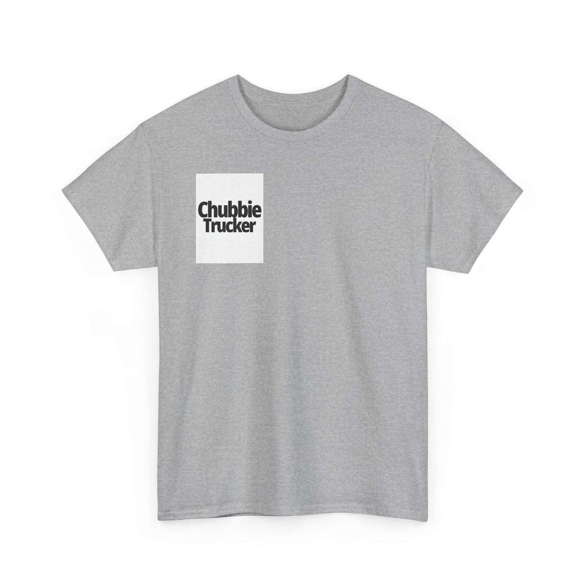 Chubbie Trucker T-Shirt — Retro Bold Logo Tee for Truckers & Fans