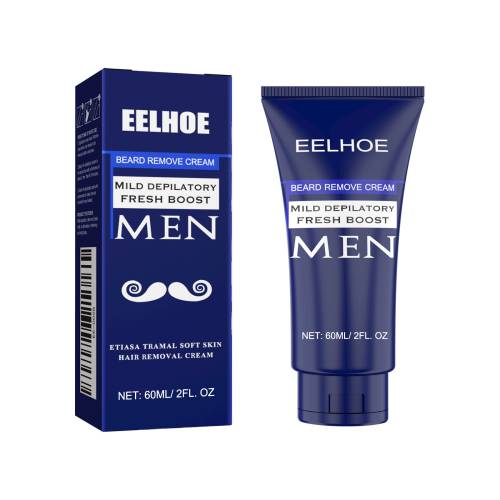 EELHOE Men's Hair Removal Cream Men's Gentle Cleansing Chest Hair And Beard Moisturizing Skin Without Irritating Hair Removal Cream