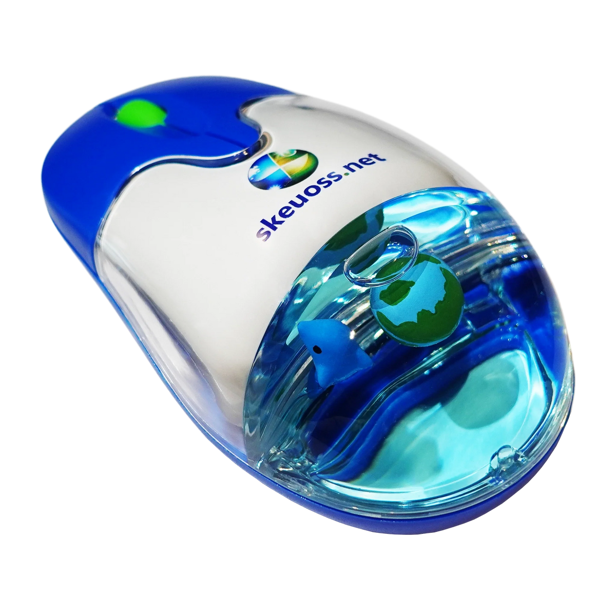 Skeuoss Frutiger Aero Aqua Liquid Mouse - Blue